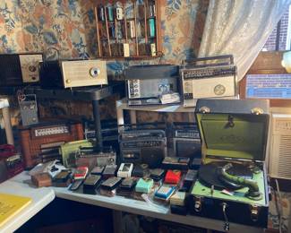 More radios and record players