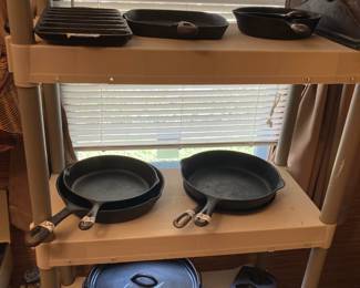 Cast iron pans