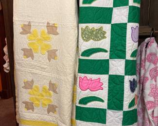 Hand sewn quilts