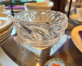 Tiffany and Co. dolpin bowl
