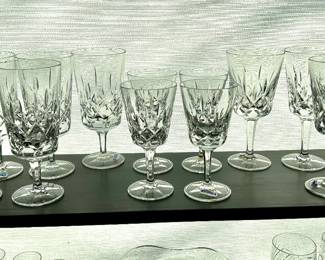 Gorham King Edward Crystal Stemware
