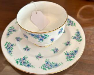 Royal Victoria Dip Bowl and Plate
