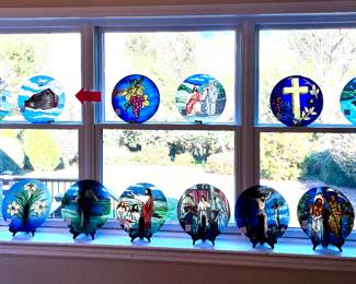 Hand Painted Bovard Medallions