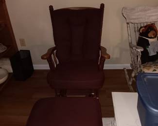 Rocker and ottoman 