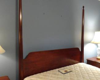 Queen Bed w/ Sterns & Foster Bed Set