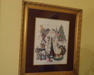 Brenda Harris Tustian "Santa in White"