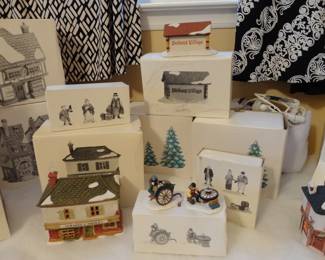 Scrooge & Marley/radford Wheelwright & Son/Nicholas Nickelby/Dickens Village/Trees