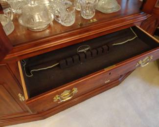 Drawer designed for silverware
