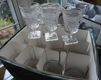 Vintage Imperial Glass Cape Cod Stemmed Wine/Water