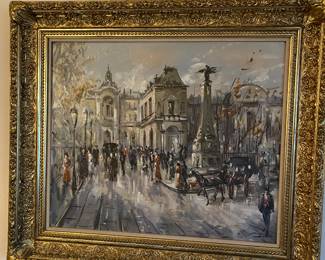 Painting of Paris 
