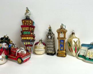 Collection of Art Glass Ornaments