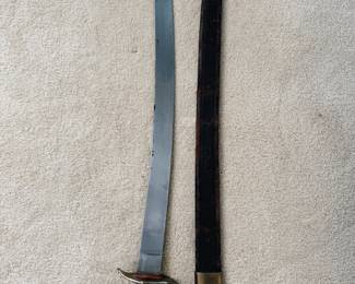 Antique Officer Sword with Scabbard