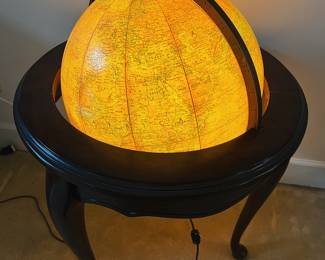 16" Replogle Heirloom Globe In Table, Lighted