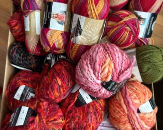 Yarn, yarn and more yarn. 
