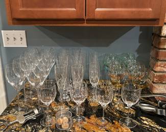 Beautiful stemware.