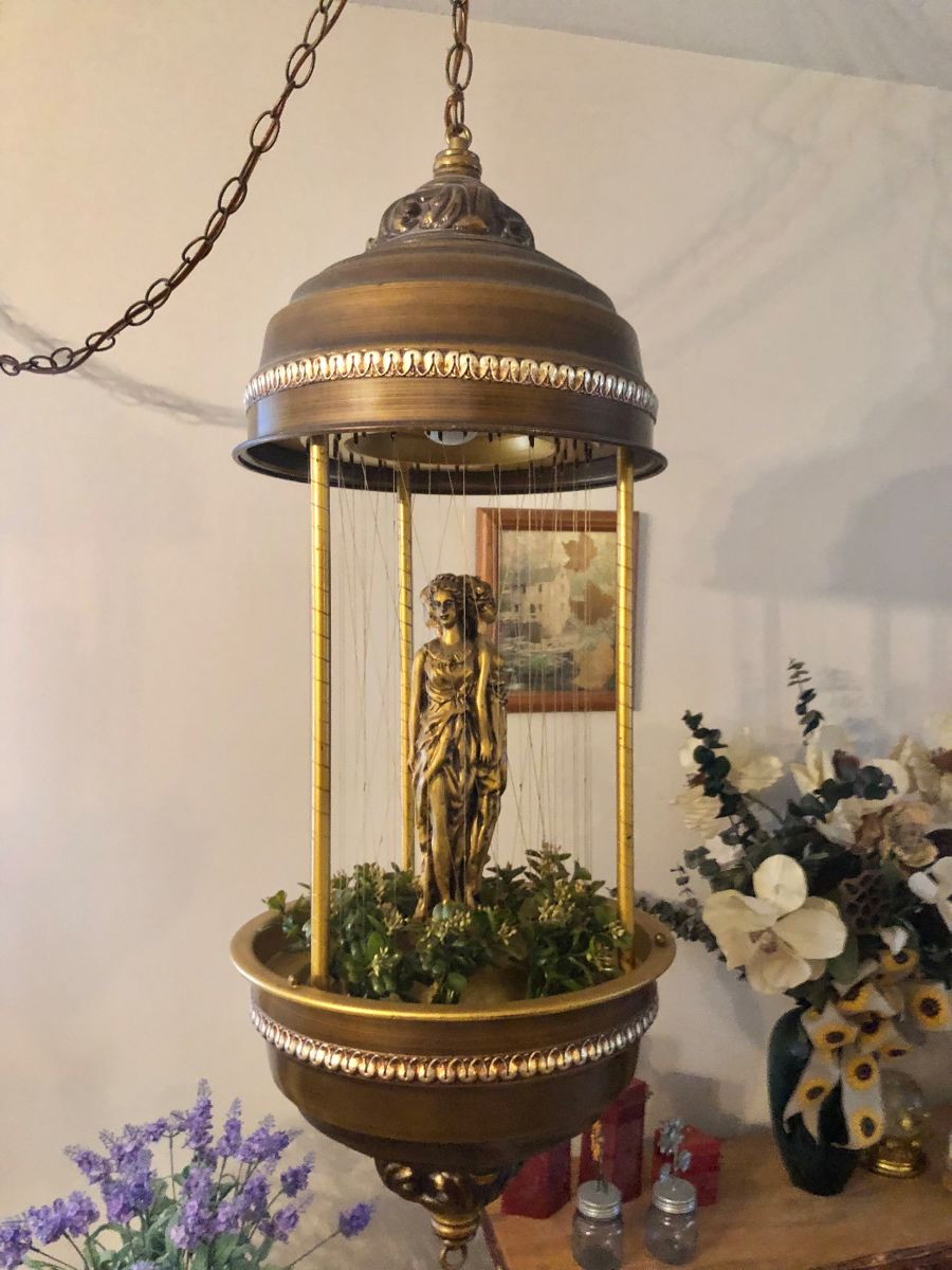 Vintage Oil Rain Hanging Sway Lamp
