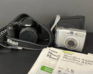 Nikon and Canon Cameras