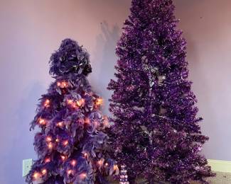Purple Christmas Trees