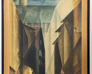 #105 • Lyonel Feininger: "Barfusserkirche 1924" Framed Board Print