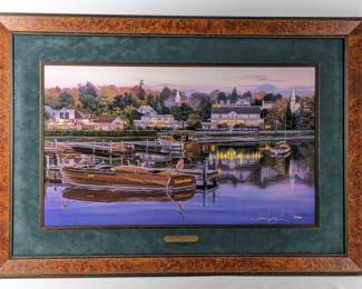 #78 • Darrell Bush: "The Legend Lives On" Signed LE Lithograph #337/1250, Framed, COA
