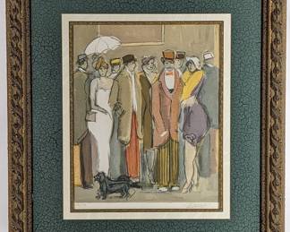 #109 • Isaac Maimon: "After the Show" LE Signed Serigraph #258/275, Framed with COA