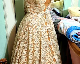 Antique lace dress