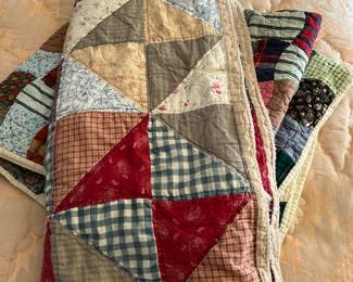 Hand quilted