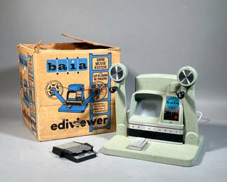 BAIA EDITOR 8MM SPLICER | 8mm movie film slicer/editor in original cardboard box. 

