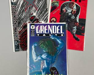 (3PC) MIXED DARK HORSE COMICS COMIC BOOKS | Including; Grendel Tales Homecoming, #59 DHP, and Dark Horse Heroes #19 X.
