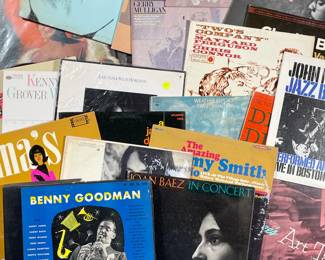 MIXED JAZZ VINYL RECORDS | Including; Benny Goodman The Famous 1938 Carnegie Hall Jazz Concert Box Set (SL 160), Nina Simone Nina's Choice (CP 443), Sonny Rollins Shadow Waltz (AM 36),  Dakota Station Dynamic! (11054), here's Art Tatum (BL 54004), Weather Report Sweetnighter (KC 32210), Eric Gale Blue Horizon (E1-60022), Wynton Marsalis (FC 37574), Bird & Pres Carnegie Hall 1949 (815 150-1), John Mayall Jazz Blues Fusion (PD 5027), and many more!
