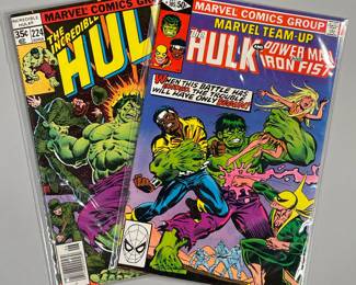 (2PC) THE INCREDIBLE HULK COMIC COLLECTION | Including;
"The Incredible Hulk" Edition 224
"Marvel Team-Up The Hulk and Power Man and Iron Fist" May Edition 105
