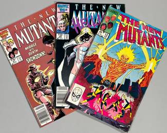 (3PC) THE NEW MUTANTS COMIC COLLECTION | Including:
"The New Mutants" Feb. Edition 12
"The New Mutants" May Edition 39
"The New Mutants" July Edition 41

