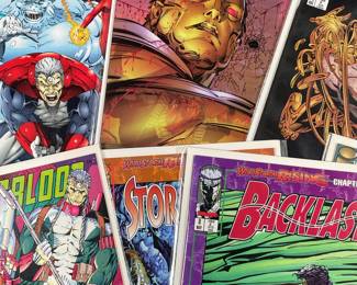 (7PC) IMAGE COMICS MIXED COMIC BOOKS | Including; Wild Storm Rising Chapter 8 & 9, Youngblood, Wetworks, and Brigade

