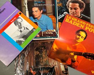 (5PC) BADEN POWELL RECORDS | Includes: Le Grand Festival De Baden Powell (80.936/38), Tempo Feliz, Quartet Vol. 2 (80.429 U), self titled album (80.431 U) and Le Monde Musical de Baden Powell (80 235)
