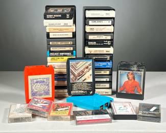 8 TRACK COLLECTION | Group of various 8 tracks including music from artists such as John Denver, Tom Jones, Bing Crosby, and Eagles.
