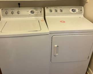 GE washer and dryer 