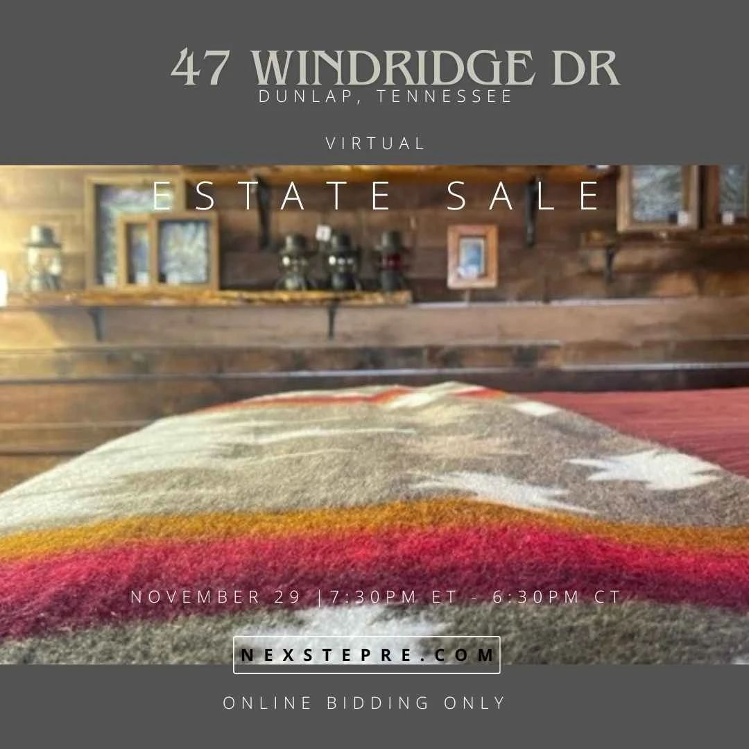 Windridge Dr Estate Sale in Dunlap, TN starts on 11/22/2023