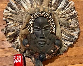 Dan Mask Feather Fan{Rare}  , Ivory Coast Africa  