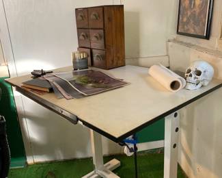 Drafting tables and associated pieces...