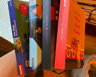 German language Novels and Cookbooks and many, many, many other books too!!  Lots of Cookbooks...