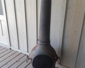 Fire Pit Chimney - Part Cast Iron