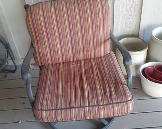 Patio Chair the swivels & rocks
