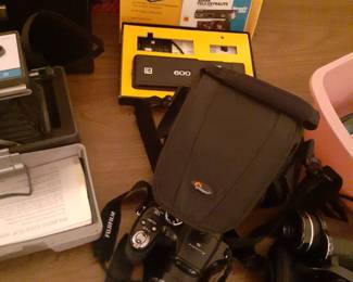 Fuji Digital 35mm Camera and Kodak 110 Camera