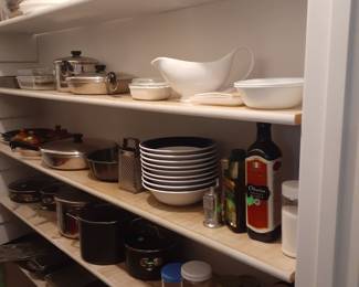 Dishware, Pots, Pan and storage containers
