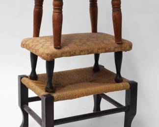 55 3pc. footstool group