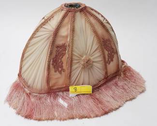 8 Art Deco silk lamp shade