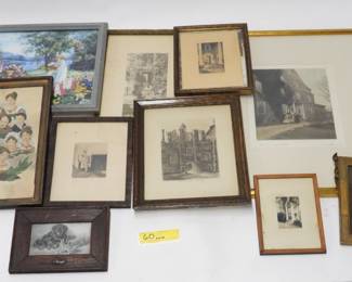 60 10 Victorian prints & David Davidson photos