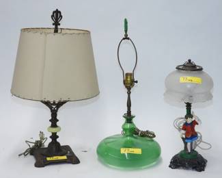 73 3pc. lamp grouping