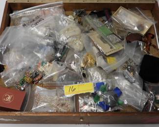 16 Estate costume jewelry grouping