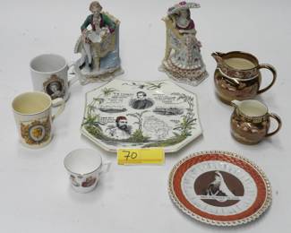 70 European porcelain grouping